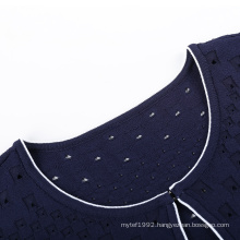 20ALW015 Women cardigan sweater high quality custom round neck cardigan